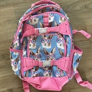 Kids Bunny Heart Sunglasses Pottery Barn Large Backpack Blue & Pink